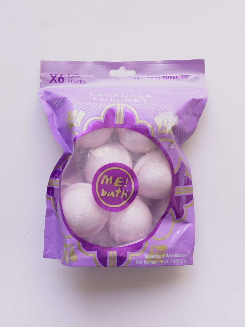ME! Bath Lavender Lullaby Bath Bombs 6-Pack Sealed 10 oz
